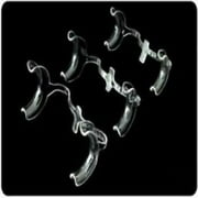 Cheek Retractor Mouth Opener Clear Size Medium 106mm x 54mm x 54mm M Shape 2/pk