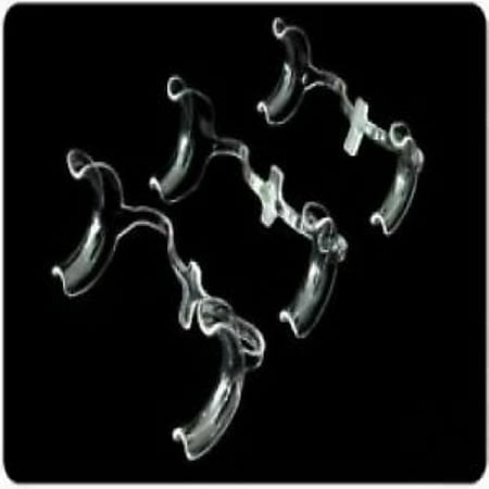 Cheek Retractor Mouth Opener Clear Size Medium 106mm x 54mm x 54mm M Shape 2/pk