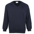 thumbnail image 1 of Maddins Sweat-Shirt Col en V Colorure pour Enfants / Tenue Scolaire (Lot de 2), 1 of 1