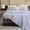Blue, variant on Ruffle Sheet Set ,Light Blue Shabby Chic Ruffled Bedding Breathable Aesthetic Textured Bedding 4 count for