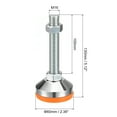 thumbnail image 2 of Unique Bargains Leveling Feet, 4Pcs M16x100x60mm - Carbon Steel Non-Skid Anti-shock Adjustable Table Feet for Furniture Workshops, 2 of 5