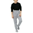 thumbnail image 5 of Letdown Boys Footed Pajama Pants Warm Winter Pjs Joggers Soft Footing Elastic Waisted Bottoms Nightwear Sweatpants, 5 of 9