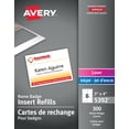 thumbnail image 1 of Avery® Name Badge Inserts for Laser and Inkjet Printers, 3" x 4", 1 of 3
