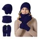thumbnail image 1 of Set Conjunto Bufanda,gorro Y Guantes Tejidos Hombre Mujer, 1 of 6