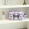 thumbnail image 4 of Kawaii Sanrio Hangyodon Kuromi Hello Kitty Cosmetic Bag Cute Cartoon Pencil Case Portable Girly Heart High Capacity Pencil Case, 4 of 6