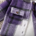 thumbnail image 4 of LNMQLPDBS Baby Girl Winter Jacket Button Down Shirts for Boys Christmas Suit Toddler Boy Newborn Girl Outfits 3 Months Baby Clothes Boy Clothes 6-9, Purple 18-24 Months, 4 of 7