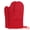 Red, variant on Unique Bargains 2pcs Silicone and Cotton Heat-Resistant Oven Mitts Gray 12.6" x 7.1"