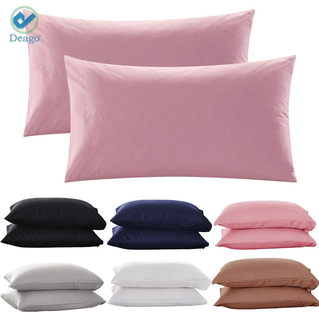 Set of 4 STAIN RESISTANT Standard Pillow Protectors 46 x 74cm 