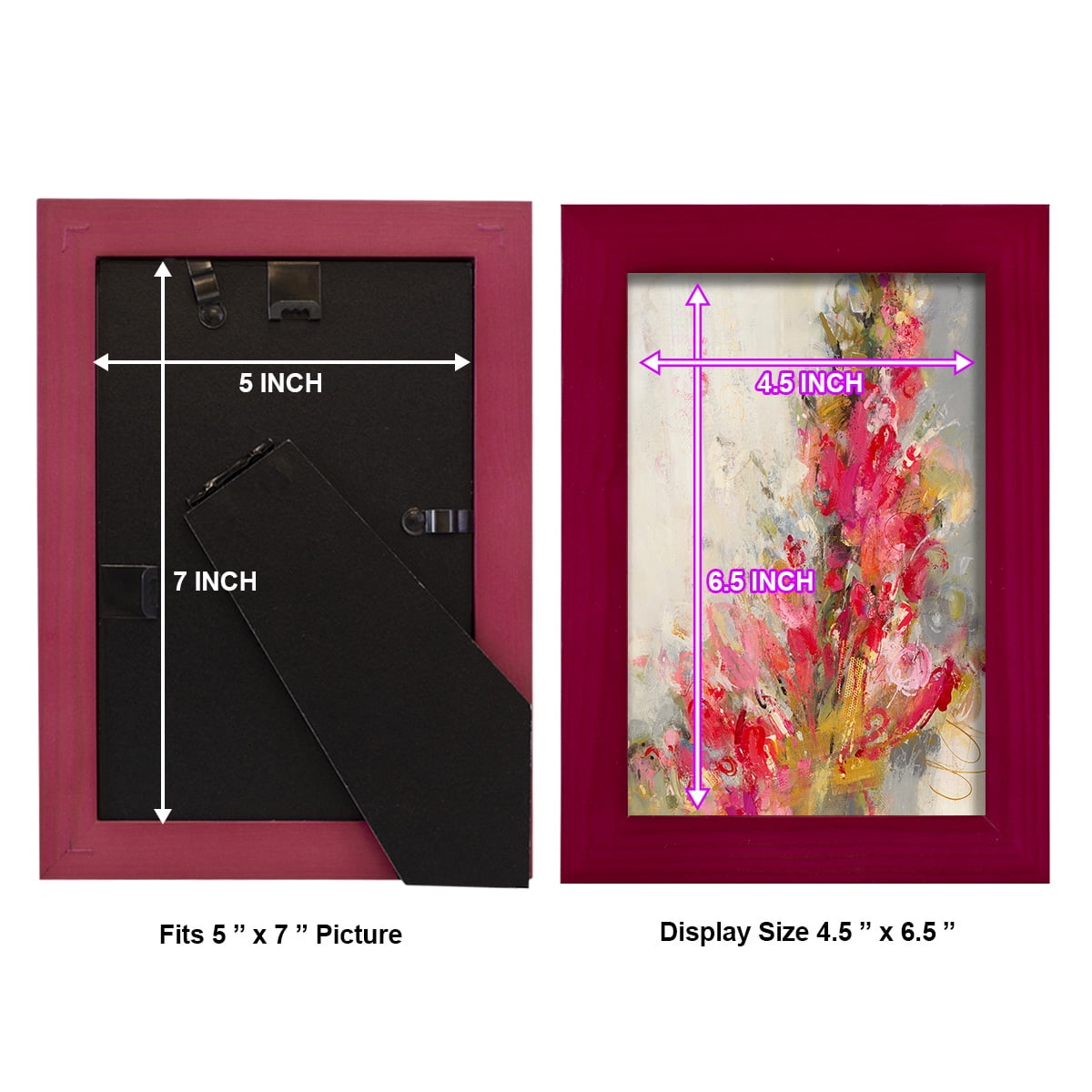 Flip Side - Framed Print w/glass - Cherry Red