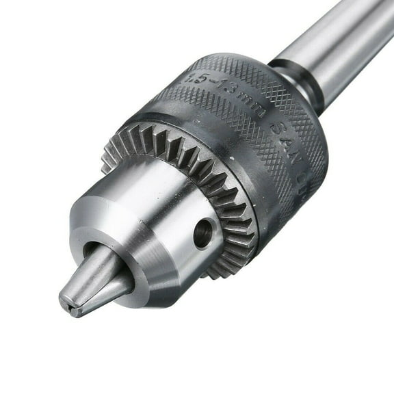 Mini Metal Lathe Tail Stock Drill Chuck Tools with Mt2 Morse Taper Arbor