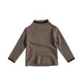 thumbnail image 3 of Girls Half Turtleneck Long‑Sleeve Ribbed Knit Tops, Slim Stretchy Contrast Trim Basic Layering Pullover for Cool Season Daily Wear | CSEONE, 3 of 6