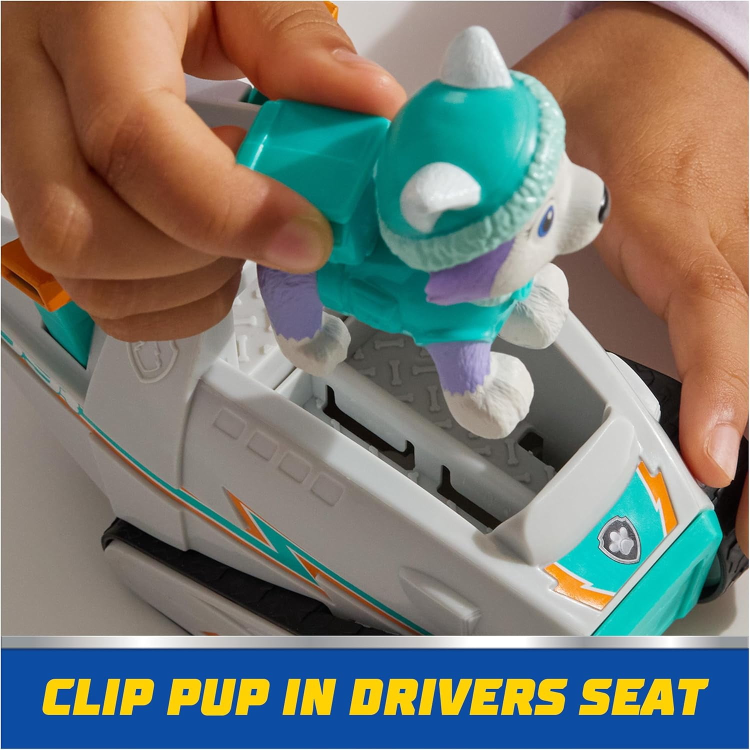 Paw Patrol, Everest’s Snow Plow, Toy Vehicle with Collectible Action Figure