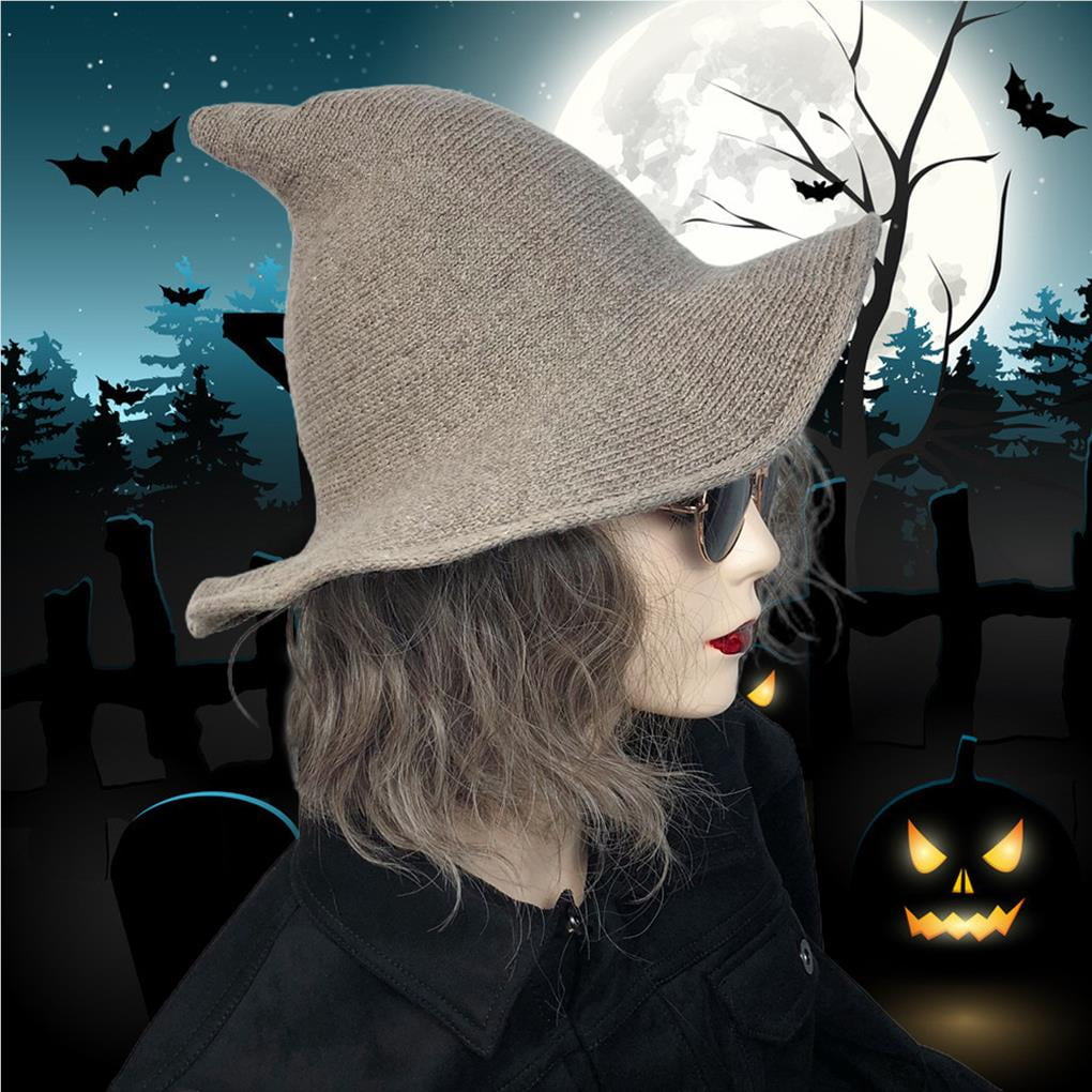 braveheart Halloween Witch Hat Warm Wool Hats Wide Brim Wool Hat