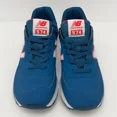 thumbnail image 4 of New Balance 574 Sneakers Mens US Size 8 Blue/Pink Leather ML574EWW, 4 of 6