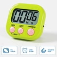 thumbnail image 2 of Temporizador magnético de cocina con pantalla LCD grande (verde), temporizadores para cocinar, estudiar, alarma fuerte y temporizador de cuenta regresiva, 2 of 5