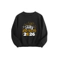 thumbnail image 4 of 2026 New Year Sweatshirt, 2026 Long Sleeve Oversized Casual Fashion Graphic Pullover Tops For 𝓴𝓲𝓭𝓼,120cm, 4 of 5