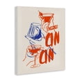thumbnail image 2 of Stupell Industries Modern Retro Cheers Cocktail Toast Canvas Art, 24 x 30, by The Prints Vibe, 2 of 8
