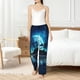 thumbnail image 4 of Balery Hawaiian Beach Pirate Moon Pantalones de pijama para mujer, pijamas ultraligeros, pantalones de estar por casa-3X-Large, 4 of 6