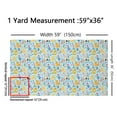thumbnail image 4 of Feelyou Kawaii Cartoon Animal Fabric by the Yard 5 Yards, Yellow Cat Kitten Home Decor Fabric by the Yard, Floral Flower Sewing Fabric, Super Cozy Room Decor, 4 of 6