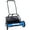 Blue#38, variant on 20-Inch 5-Blade Push Reel Lawn Mower with Grass Catcher, 4 WHEELS BLUE COLOR,