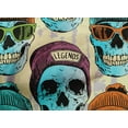 thumbnail image 4 of oneOone Cotton Poplin Primrose Fabric Skull Fabric For Sewing Printed Craft Fabric By The Yard 42 Inch Wide, 4 of 4