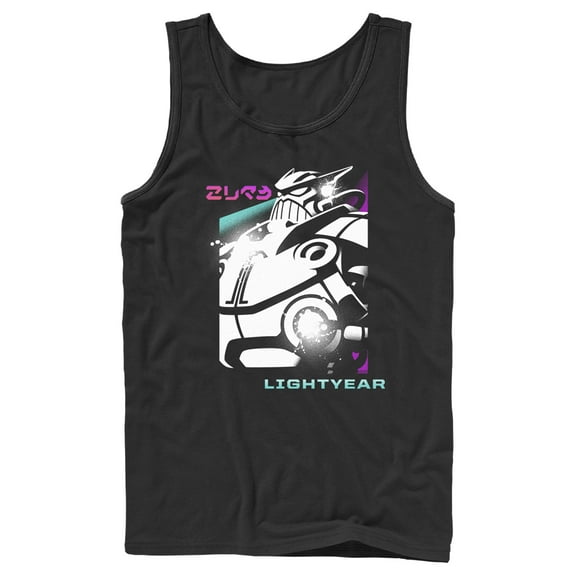 Men's Lightyear Emperor Zurg Paint Splatter Poster  Tank Top Black Small