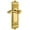 Lifetime Brass, variant on Grandeur Winprt_Prv_234 Windsor Solid Brass Rose Right Handed Privacy Door Lever Set -