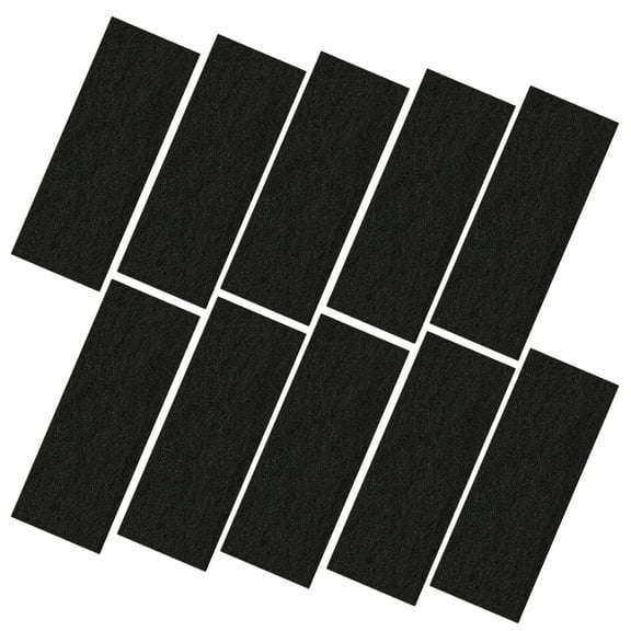 Genligt Activated Carbon Filters Compatible with Nature's Miracle Oval Hooded Flip Top Cat Litter Box, Replacement Official Size, 10 Pack