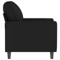 thumbnail image 2 of vidaXL Fauteuil de Sofa Noir 60 cm Velours, 2 of 5