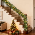 thumbnail image 4 of Christmas Decoration Set,9FT Multicolor Pine Needle PVC Mixed Christmas Vine for Front Porch Door and Fireplace Christmas Decor Use, 4 of 12