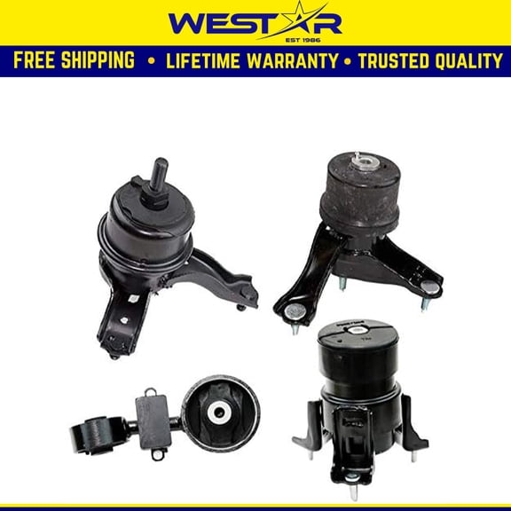 Fits 2007-2011 Toyota Camry Hybrid 2.4L w/AUTO Motor & Trans Mount Set 4PCS : A62009, A4295, A4274, A4207