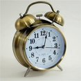 thumbnail image 4 of Alarm clock retro copper metal 4" super loud quartz battery, suitable for bedside table retro silent no tick old-fashioned decorative desk, 4 of 5
