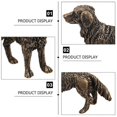 thumbnail image 2 of 2pcs Brass Shepherd Dog Adornment Antique Mini Shepherd Dog Home Office Decor, 2 of 3