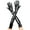 Black, variant on Extra Long Metallic Gloves, Black