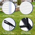 thumbnail image 4 of Unique Bargains Portable Pickleball Net Outdoor 22FT Regulation Size Net Set for Driveway Backyards, 4 of 8