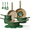Green, variant on Carote 18-Piece Pots and Pans Set, Ceramic Nonstick Cookware Set with Utensils,Induction Compatible, Deep Blue