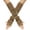 Khaki, variant on Voska Womens Fingerless Long Sleeve Wool Gloves Winter Warm Knit Arm Warmers Solid Color Stretchy Soft Extended Gloves for Women Beige One Size