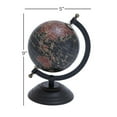 thumbnail image 3 of DecMode 6" Black World Map Globe, 3 of 7