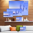 thumbnail image 3 of Sunset over Frozen Trees - Art sur Toile Paysage Moderne, 3 of 4