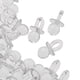 thumbnail image 5 of 100 piezas Mini chupete encantos juego regalos Baby Shower Favor blanco Yuyangstore mini encantadores del pacificador, 5 of 7