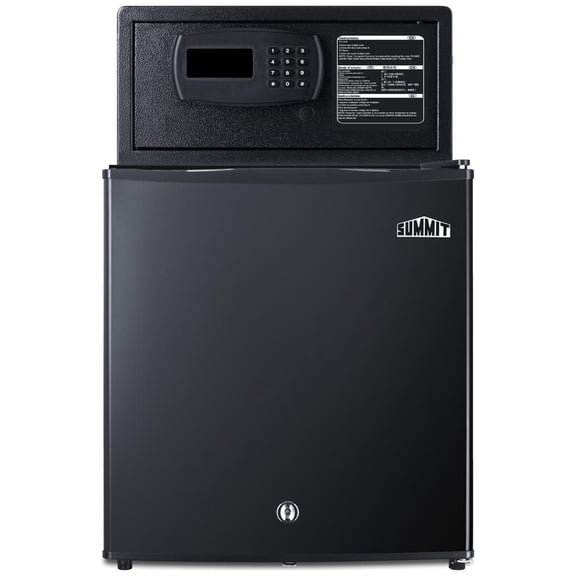 Summit Mbsafe 18" Wide 1.6 Cu. Ft. Compact Freezerless Refrigerator - Black