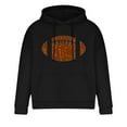 thumbnail image 4 of Aobny Lightweight Winter Hoodies for Men Oversized Black Big & Tall Hoodies Hooded Pullover Football T Shirt,XXXXL, 4 of 6