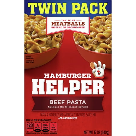 Hamburger Helper Beef Pasta Twin Pack 12 Oz Box