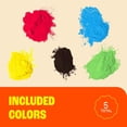 thumbnail image 3 of Chameleon Colors Paint Your Own Snowman Kit - Color Powder Snowman Decorating Kit - Includes 8 Packets of Colored Chalk in 4 Colors, 4 Squirt Bottles, Snowman Top Hat, and Scarf, 3 of 6