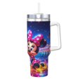 thumbnail image 2 of Mickey Mouse Gobelet 40 Oz avec Poignée et Paille Gobelet Isolé Étanche avec Couvercle et Paille en Acier Inoxydable Porte-Gobelet Base Amicale, 2 of 8
