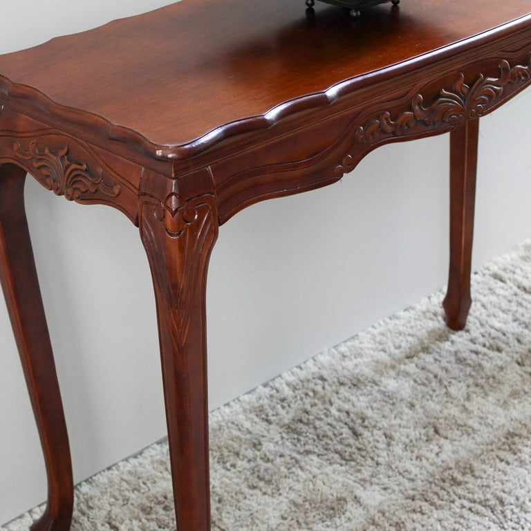 International Caravan Carved Wood Console Table International Caravan Carved Wood Console Table