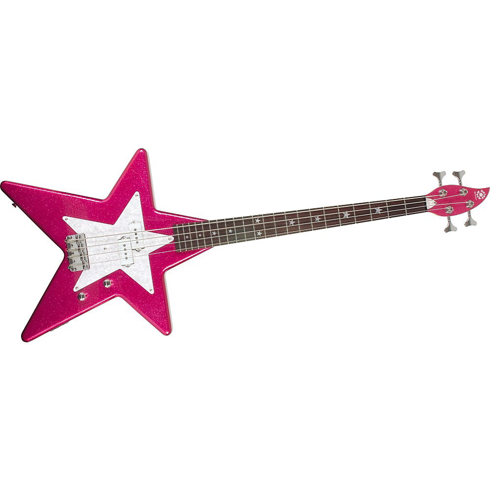 Star bass. Гитара рокстар акустическая. Электрогитара рокстар. Розовая бас гитара. Гитара Daisy Rock.