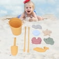 thumbnail image 1 of Kids Beach Bucket Toy Set, Silicone Portable Durable Kids Beach Toys Set Interactive  For Summer, 1 of 8