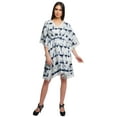 thumbnail image 3 of Moomaya Cutwork Lace Beach Kaftan For Women Printed Bikini Caftan Plus Size, 3 of 4