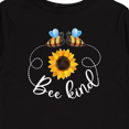 thumbnail image 4 of Inktastic Bee Kind Bees and Sunflower Boys or Girls Long Sleeve Toddler T-Shirt, 4 of 5